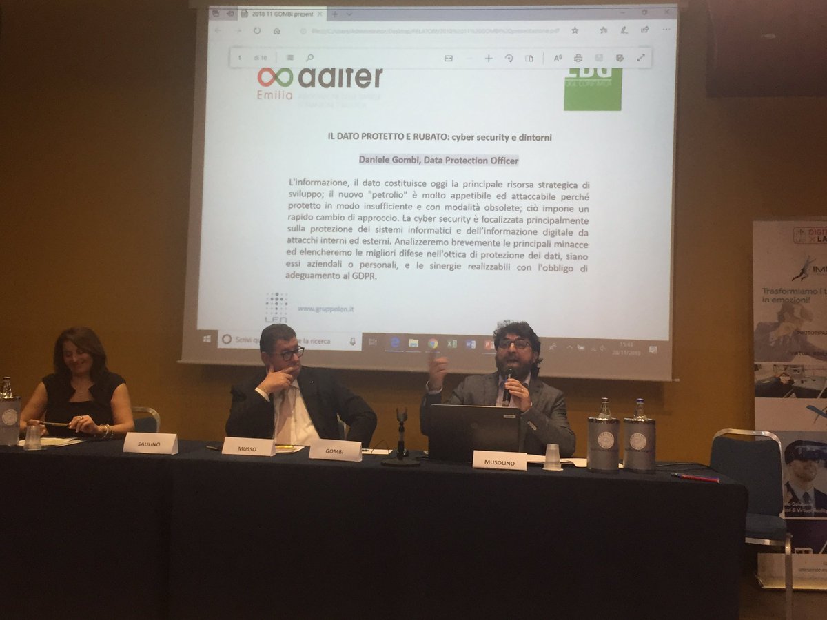 Forse non tutti lo sanno, ma oggi è possibile cancellarsi da Facebook chiedendo la rimozione dei propri contenuti - Daniele Gombi #DPO #AdiferParma