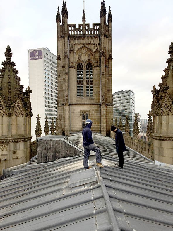 LEPArchitects's tweet photo. At Manchester Cathedral yesterday as our last phases of work reach completion. https://t.co/yJQvaMJJp2