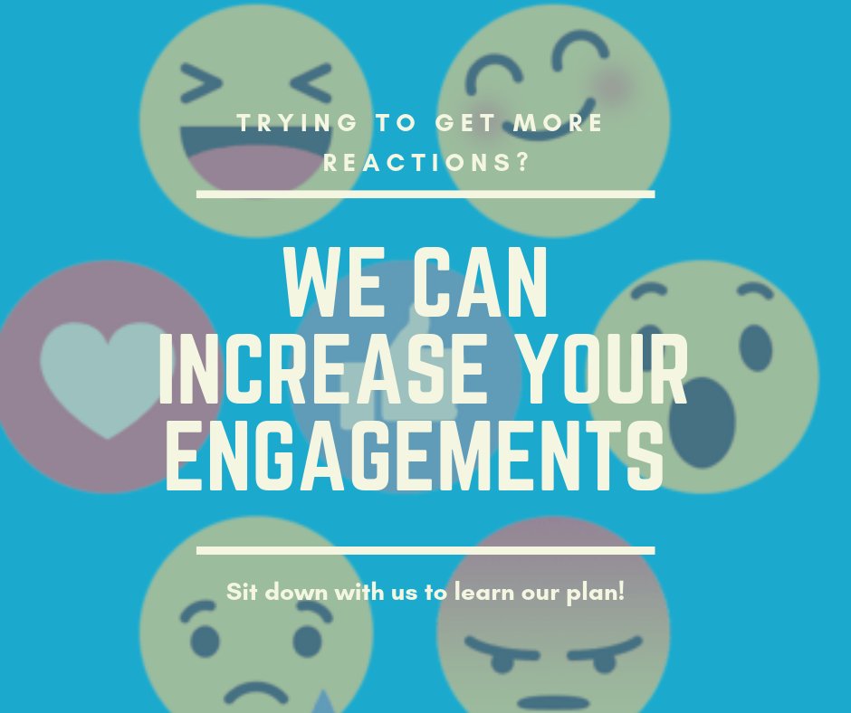 Not getting enough engagements on your social? We can turn this around for you! Talk to us about the best plan.

qoo.ly/tpi8y

 #businessgrowth #growthhacking #live #livestreaming #marketing #socialmarketing #socialmedia #smallbusiness #digitalmarketing #manufacturing