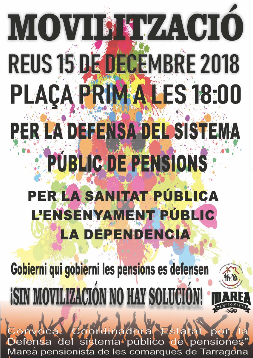 mareapensionTGN's tweet photo. @MareaPensiones  @mpensionistaCDV  @MareaPremia  @MareaNord  @pensions_dignes  @MareaPensRioja  @MareaBP  @JubiladosJerez @pensionazo_no https://t.co/eKeU4h0qmi