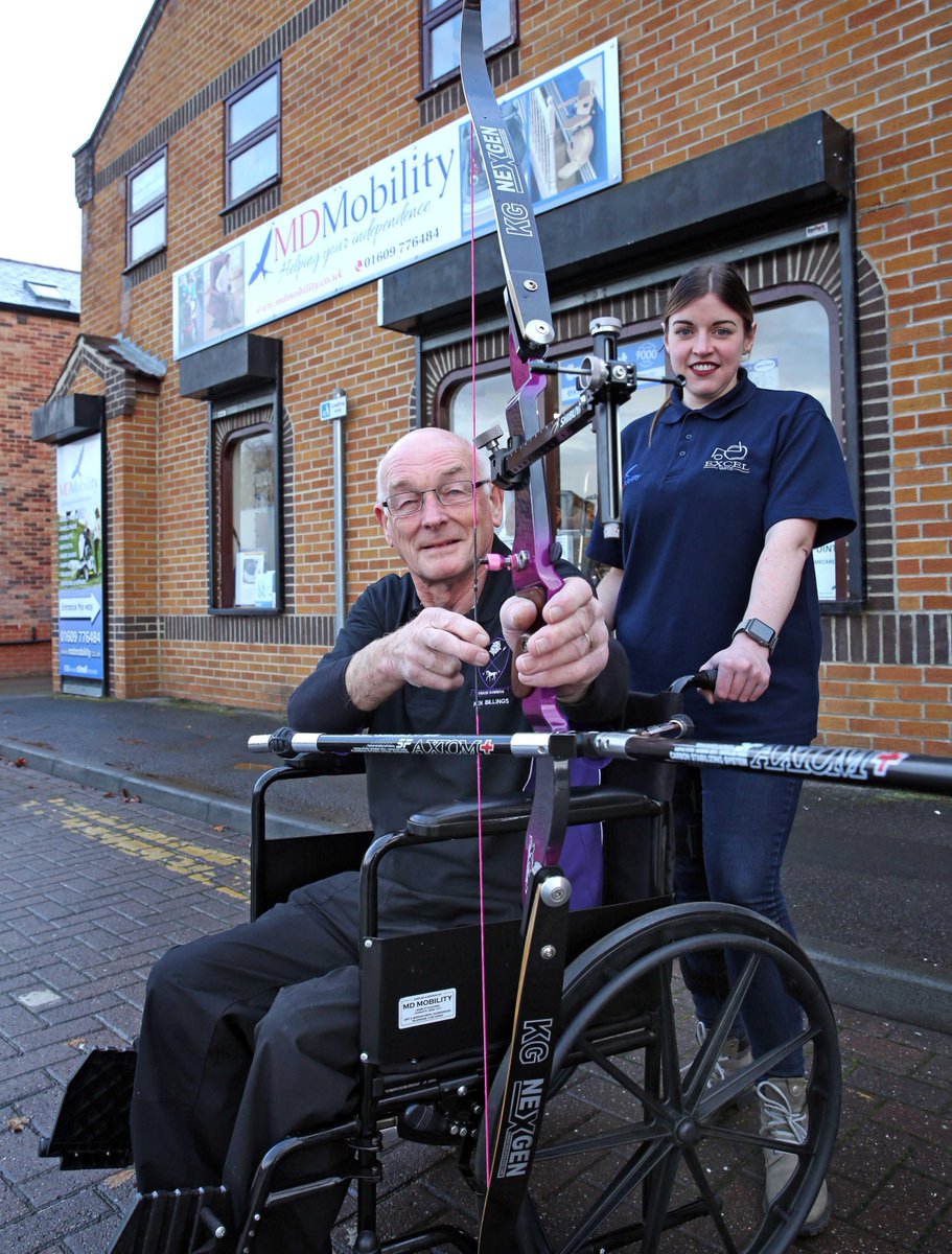 cwidemobility's tweet image. Closely followed by a bit of #wheelchair archery thenorthernecho.co.uk/news/local/nor…