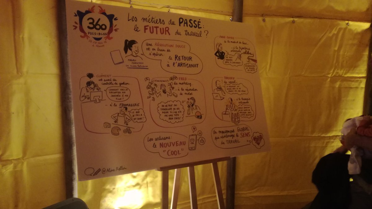 Les métiers du passé sont-ils le futur du travail ? On parle quête de sens, d'utilité et d'autonomie à #360possibles avec Magali de <a href="/LMbaladeuses/">Les mains baladeuses</a>