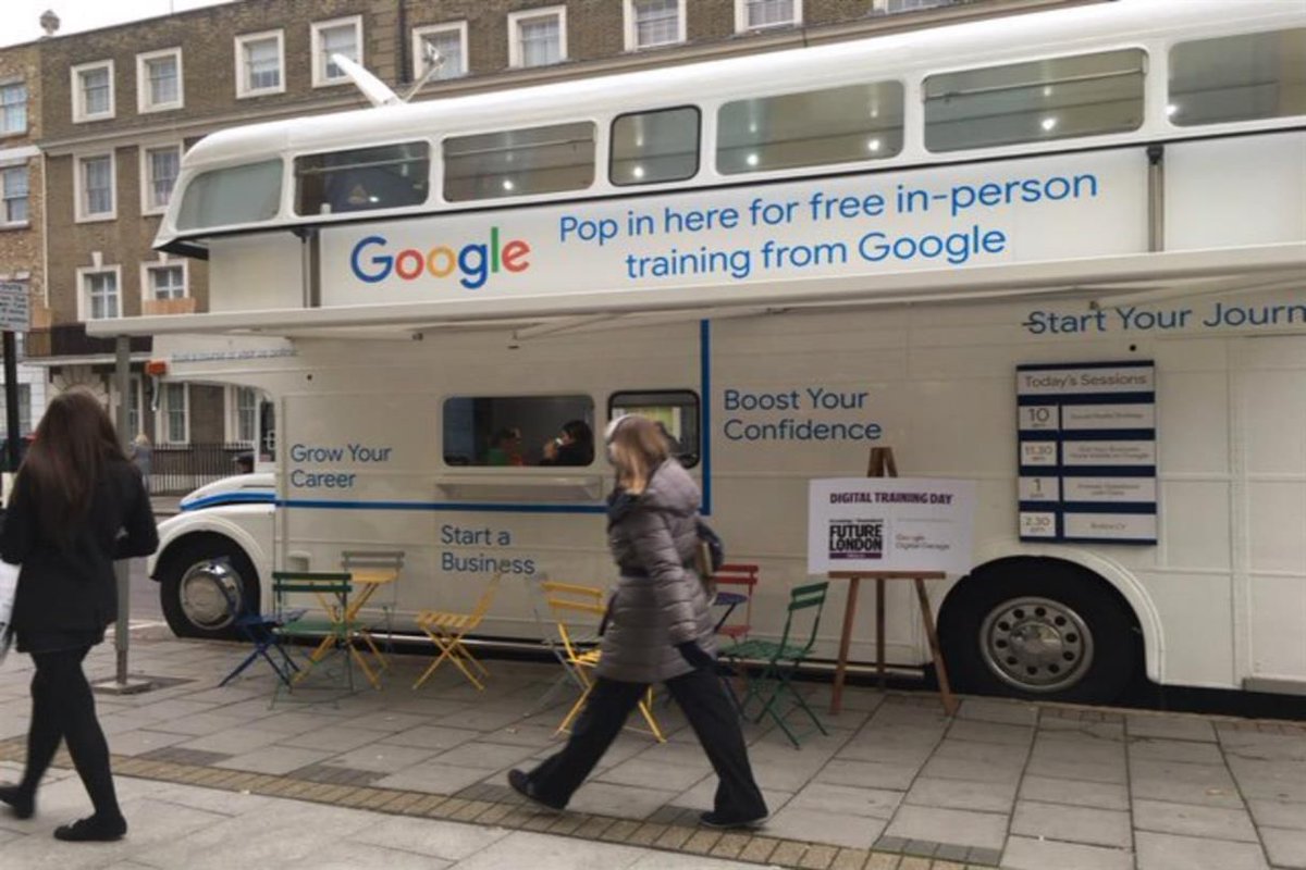 . <a href="/Google/">Google</a> offers digital skills lessons on tour bus: buff.ly/2KGb1TW