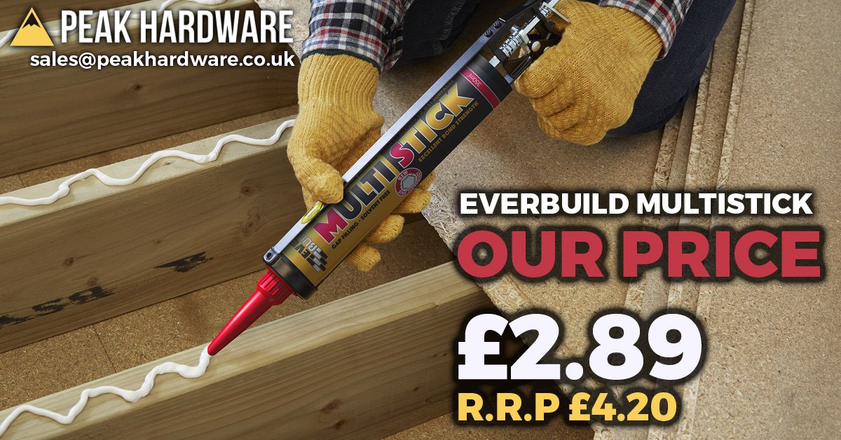 Multi Stick Hybrid Polymer Premium Grab Adhesive
Available in boxes of 12 (350ml Tubes)
GRAB EM WHILE THEY LAST!! #deal #builders #plasterers
