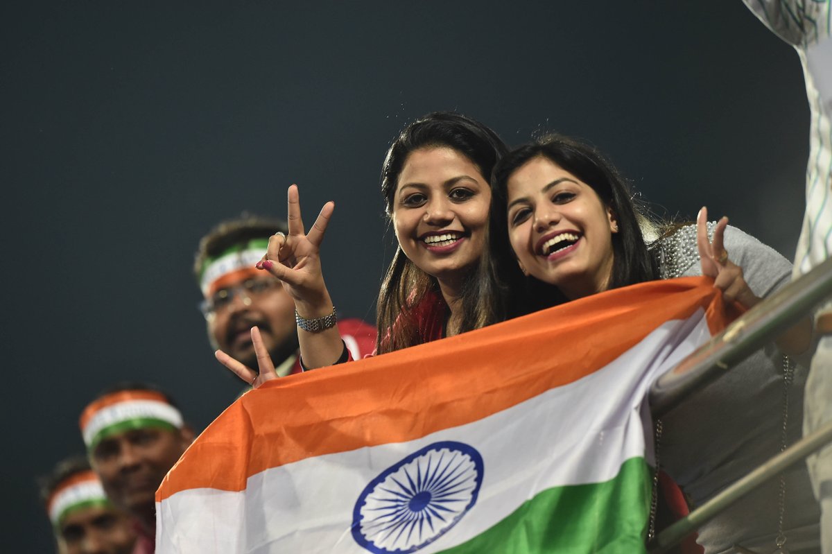 FIH_Hockey's tweet photo. India win their first game of the Odisha #HWC2018 Bhubaneswar! 
See the days results &amp; stats on our brand new website ☺️ 
🔗 https://t.co/TCWsdnsYCD 
 @TheHockeyIndia @SA_Hockey_Men @BELRedLions @FieldHockeyCan 
📸 FIH/ @GettyImages https://t.co/8yA3EvXgDi