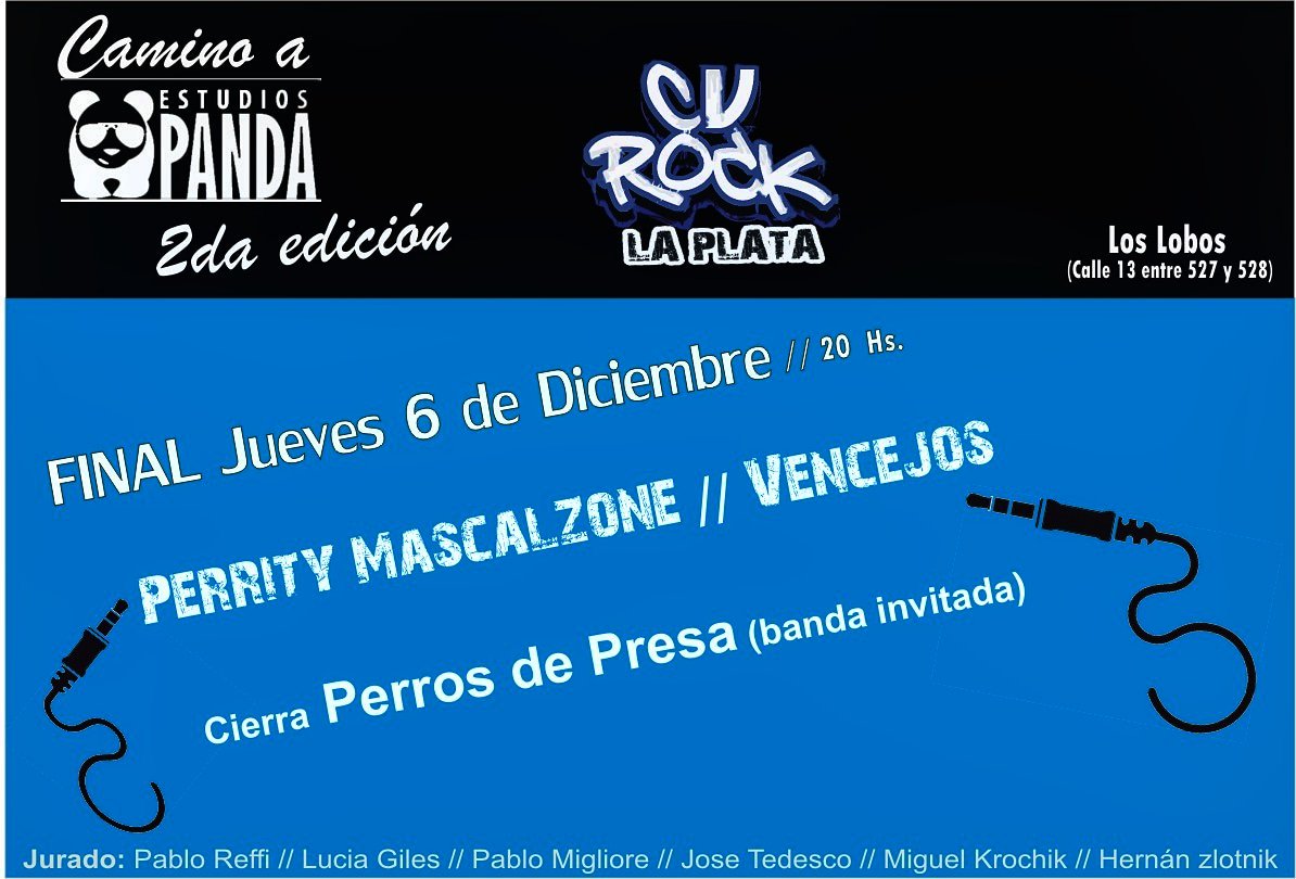 cvrockok's tweet photo. Se acerca la final del concurso cvrock camino a estudios panda 2da edición!, además colaboramos con la ong "dormicentro masculino" del hosp. de niños!🎫 entradas anticipadas en Jason 6 e/48 y 49 a $50.-🎫
Te esperamos! 🎶📣🎶🎉#rock #LAPLATA #cvrock #under #solidaridad #amigos https://t.co/8OY5QqdRQg