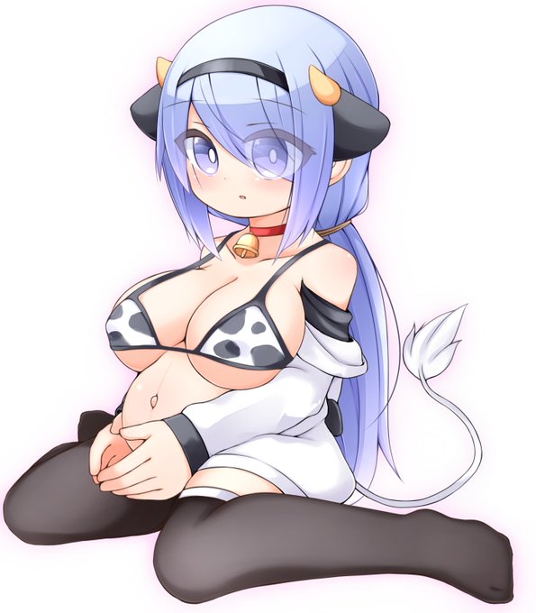 いい乳牛の日なので牛水着差分。 