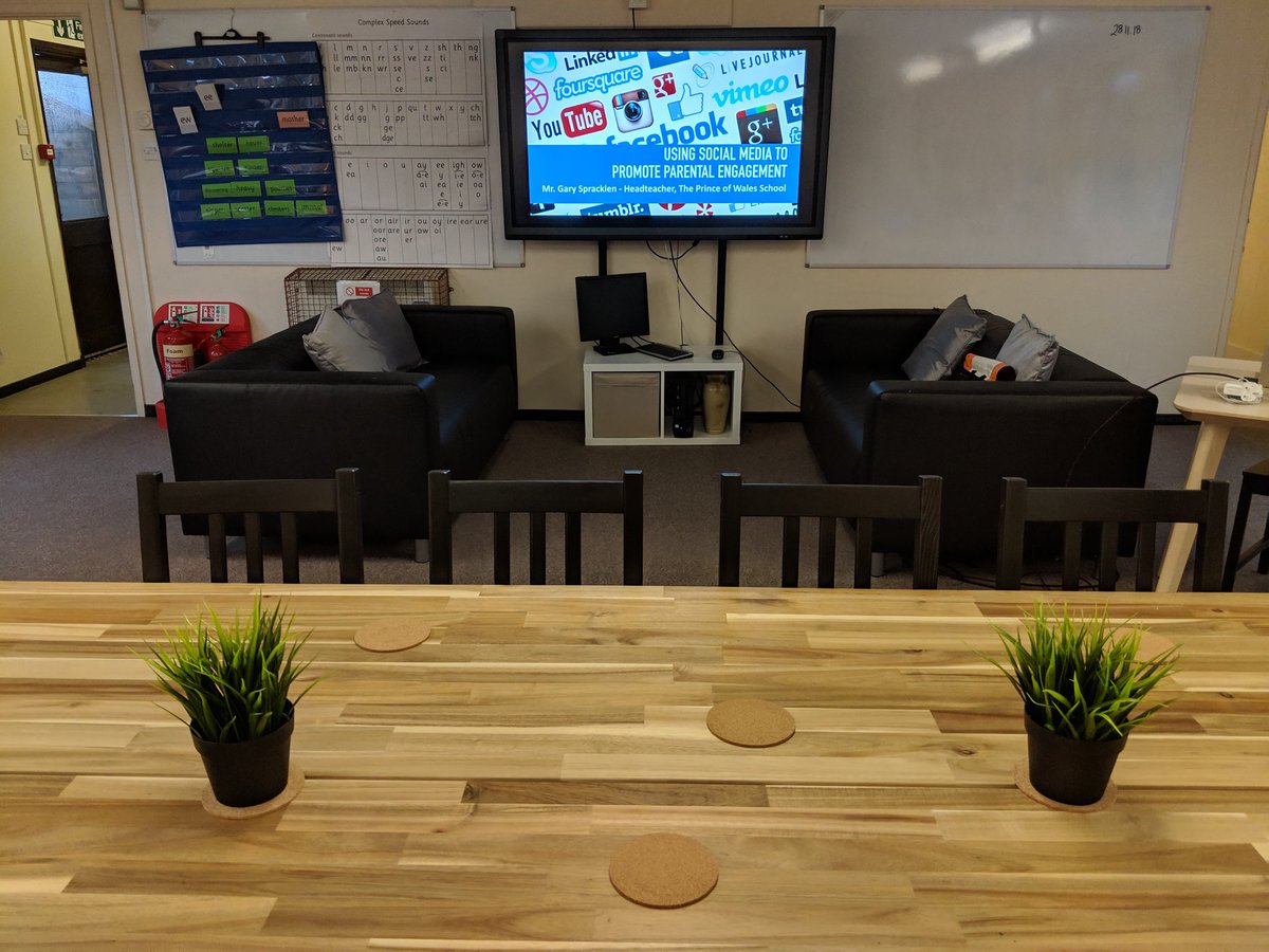 Nelkcarps's tweet image. All set for tonight&apos;s #InspiredToLearn workshop on &apos;Using social media to promote parental engagement&apos; here at The Prince of Wales School Training Centre. #LocalCPD