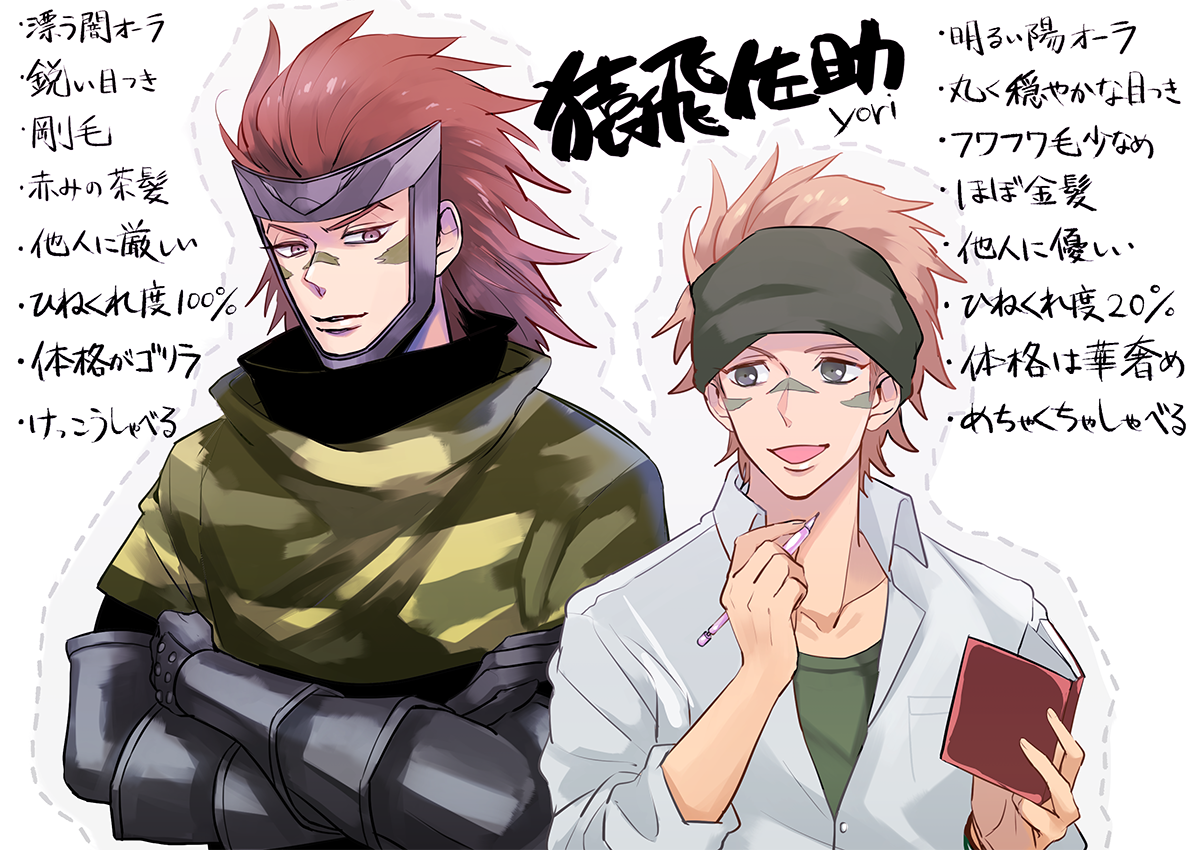 Twoucan 皆の戦国バサラと学バサの描き分けがみてみたい の注目ツイート イラスト マンガ