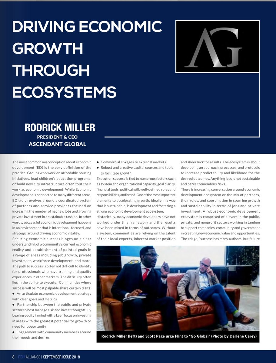 Driving economic growth through ecosystems. 
#FDI #CNN #economy #Investors