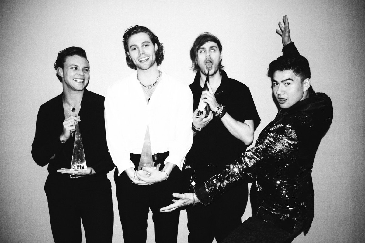 Thank you Australia.
Tonight @5SOS won,
Best Live Act, Best Group, and Apple Music’s Song of the year.
A monumental achievement for the band and our fans ❤️ @ARIA_Official