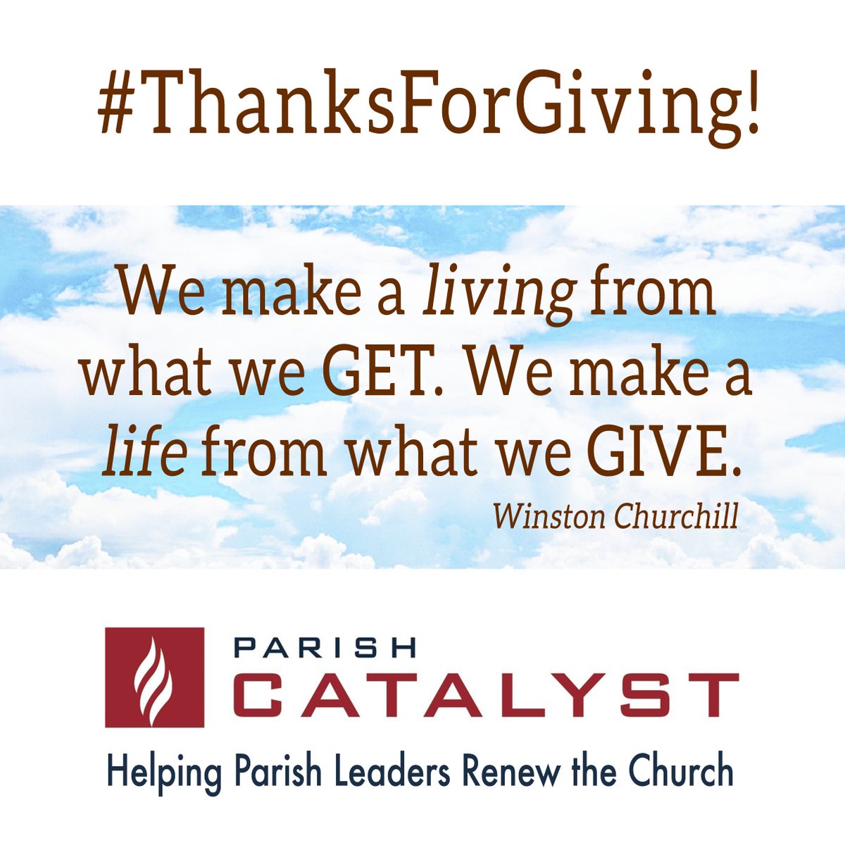 ParishCatalyst's tweet image. If you missed Giving Tuesday, but want to help renew the Church, a generous donor will be MATCHING all donations until the end of the year! #ThanksForGiving
parishcatalyst.org/give/