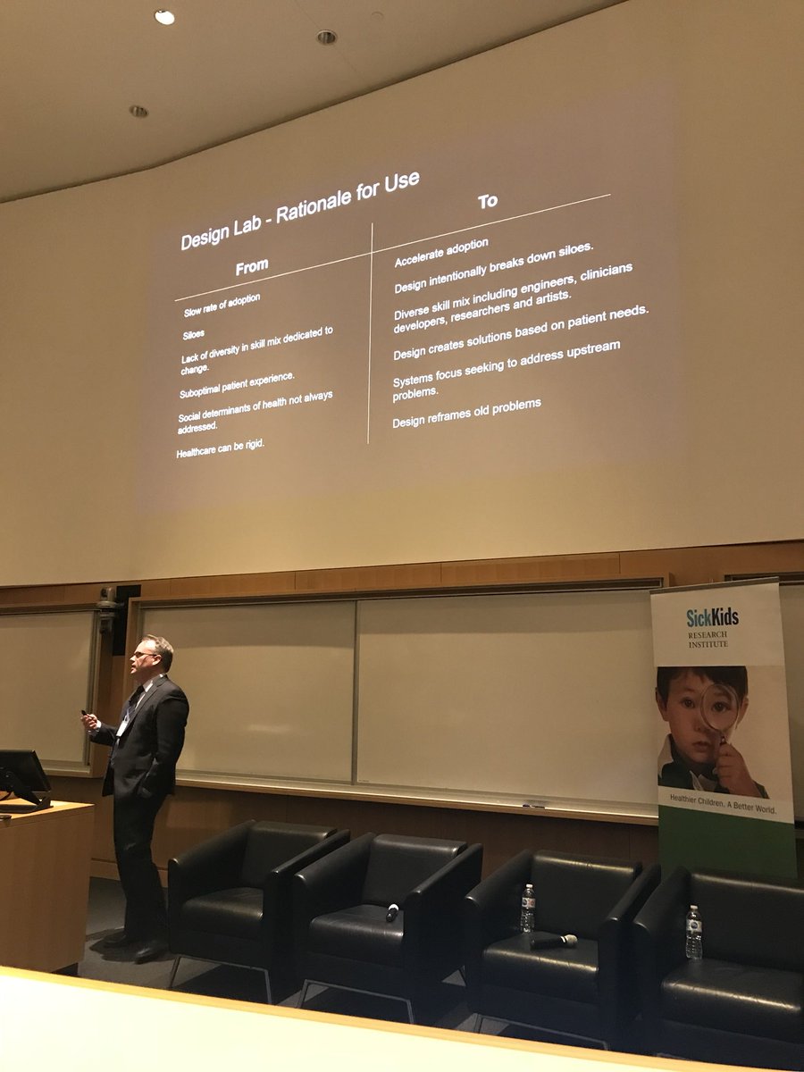 Com_HAConf's tweet photo. Design allows you to focus on systems and therefore social determinants of health @SeanJMolloy @Com_HAConf  @SickKidsNews #TPC2018 https://t.co/Pj0GNySAMe