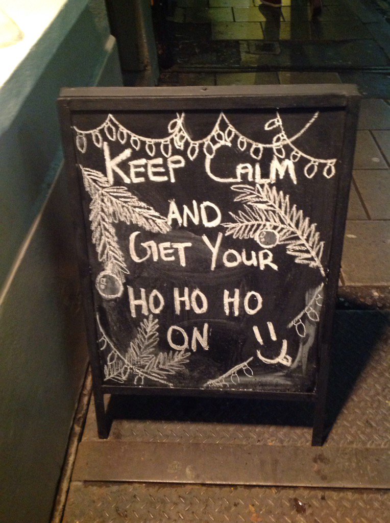 Xmas decorations are up...mulled wine batched!
Let's get it on  <a href="/dukebars/">Duke Of  Cambridge</a>