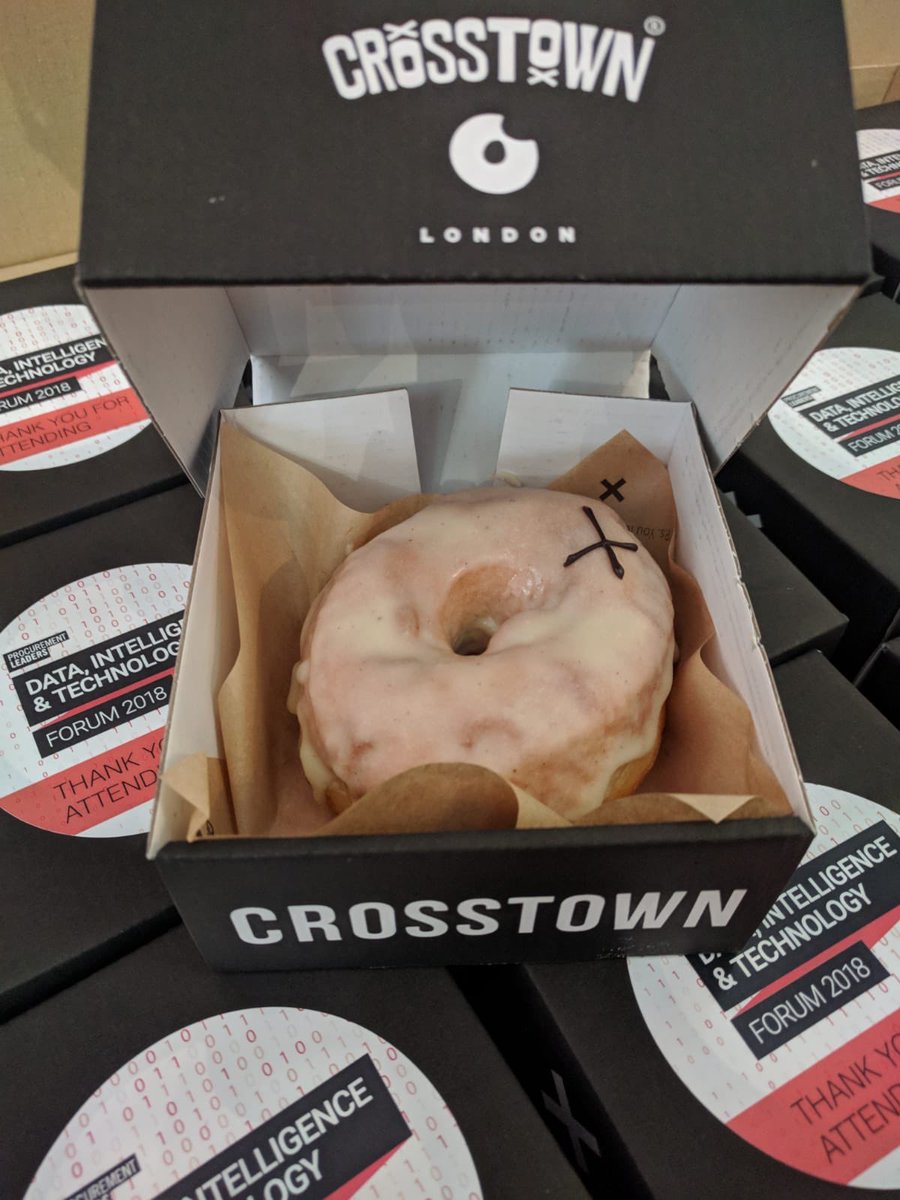 ProcurementLDRS's tweet photo. We hope everyone had an amazing time & enjoyed the @CrosstownDough doughnuts #PLForum https://t.co/5e1r4VMC55