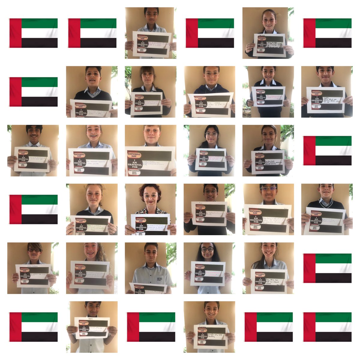 HdubaiMiss's tweet photo. My new form picture. It’s National Day weekend here in the UAE. On our flags we have shared our thoughts about what we appreciate about living in Dubai. 🇦🇪❤️
#gratitude #loveUAE #loveDubai #HappyNationalDay #47years @HdubaiMiss https://t.co/jzF8C6dsYP