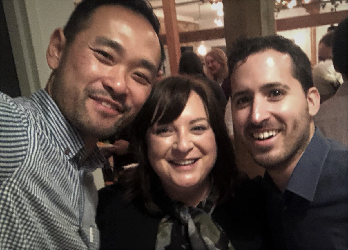 TheSSEOntario's tweet photo. SSE Fellow @ChryssaKoulis got to spend some quality time with Chris Dohnal from @followbff and Garrick Ng from @studio_amarelo while learning more about exciting new financial services initiatives at the #ducaimpactlab launch. #socinn https://t.co/AB5N1gI7fz