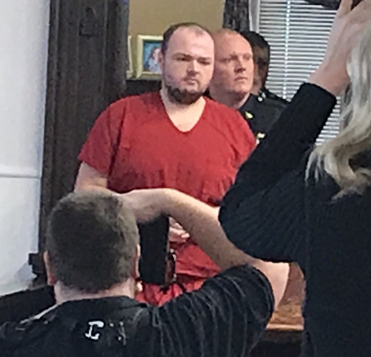 Maureen10TV's tweet photo. George Wagner is the second of 4-family members to answer to charges related to the murders of 8-members of the Rhoden family in Pike County. Prosecutors will ask for no bond https://t.co/IrdXXpl3w3