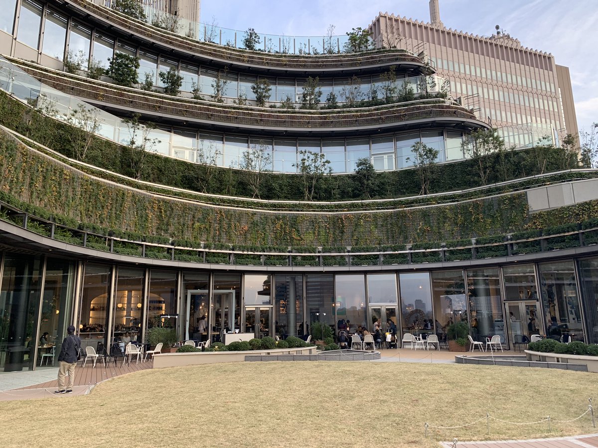 Both inside and outside #TokyoMidTownHibiya are awesome for us!