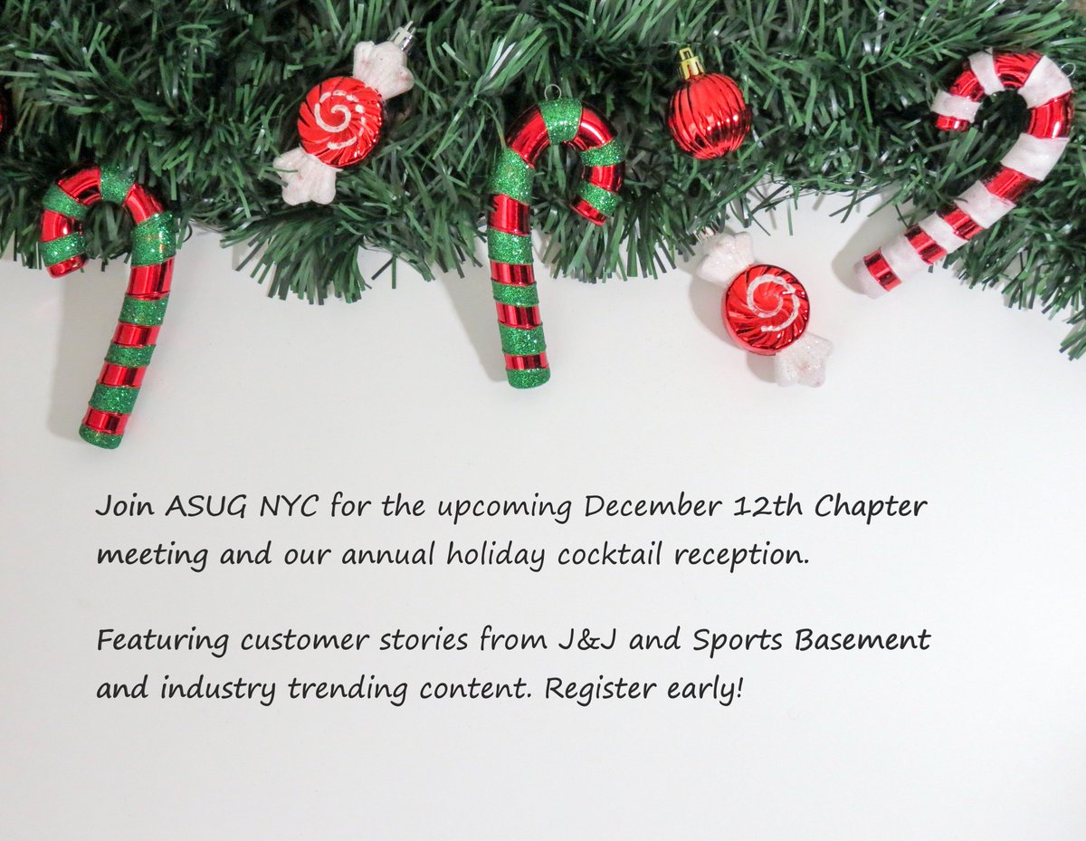 Join us for Dec 12th chapter meeting and annual holiday event! Register here bit.ly/2raeaTp. Dont miss it