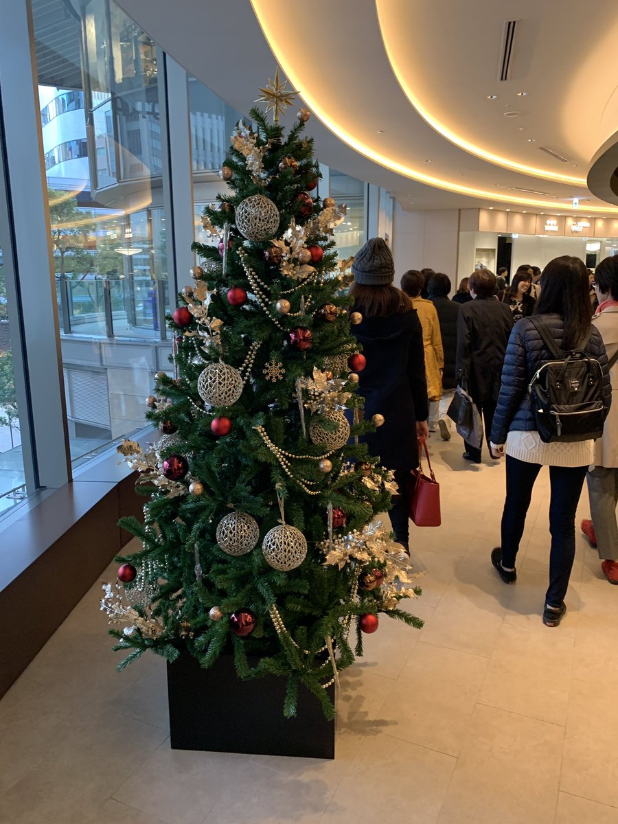 Nice Christmas trees inside shopping mall in #TokyoMidTownHibiya.