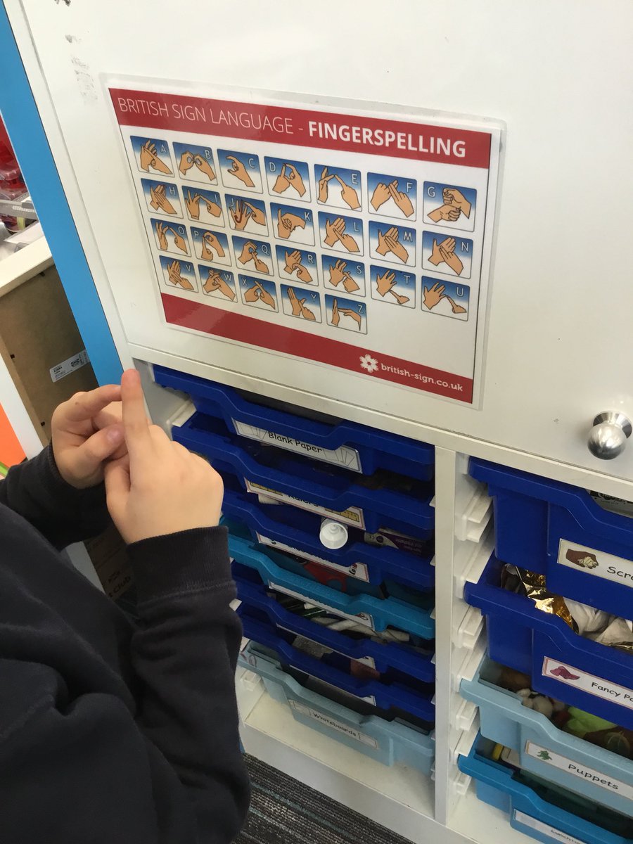 KirklistonPS's tweet photo. One of the ways we practise spelling words in #kps3a while learning some BSL too! https://t.co/TEUTYN2qIj