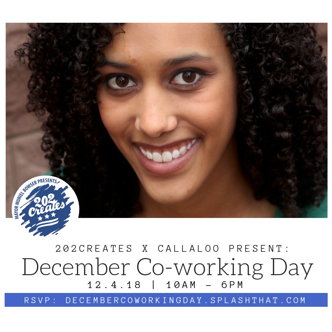 entertain_dc's tweet image. 📢🎨 Hey, #thespians &amp;amp; #artivists! Join theatre pro Lori Pitts @ 3PM to explore Theatre of the Oppressed🎭 In this hands-on workshop, come ready to use your own stories &amp;amp; relationships to social justice issues as a basis to create around. RSVP: decembercoworkingday.splashthat.com #202Creates