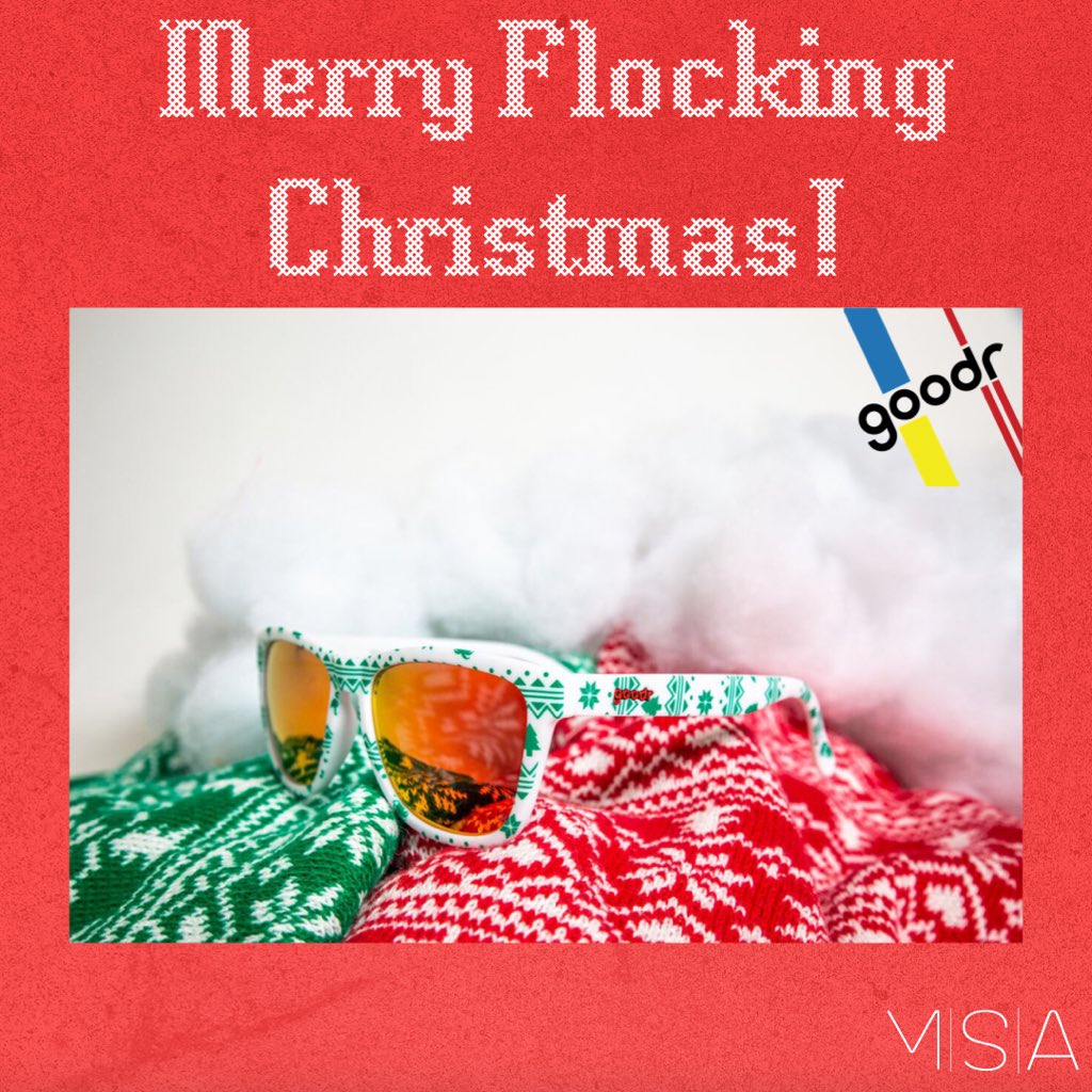 multisportreps's tweet photo. It’s finally flocking Christmas time! Get these festive @goodr sunnies for your customer’s holiday runs! On the B2B now! 

#multisportarsenal #goodr #rep #playgoodr #christmas #festive https://t.co/jRaV2e0OTn