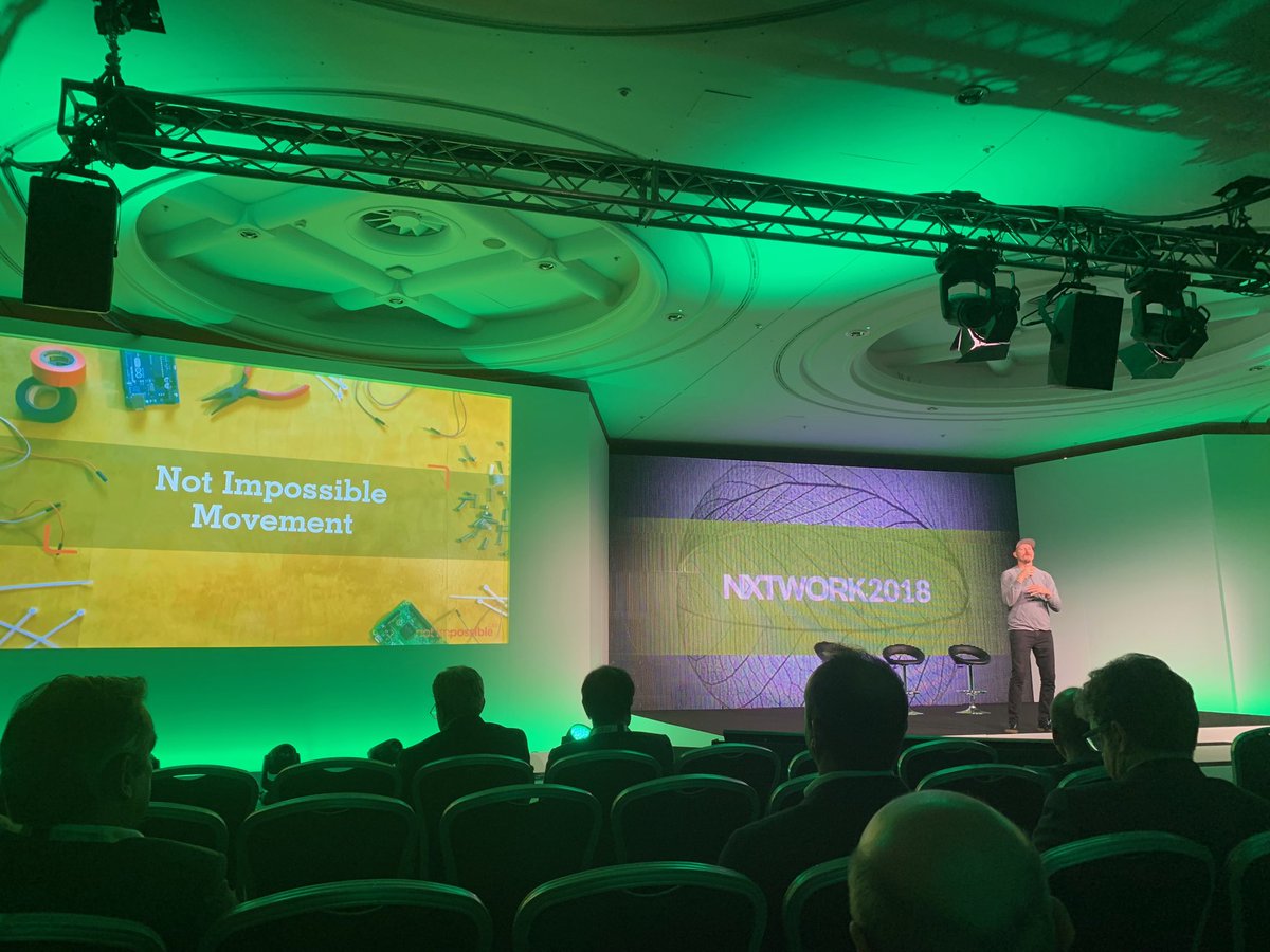akafel's tweet photo. Amazing and inspirational presentation by Mick Ebeling of https://t.co/etHiP0XRw6 at #nxtwork2018 in London. Incredible use of technology to change lives of people! Truly impressed and touched! https://t.co/lAm06Yu4dL