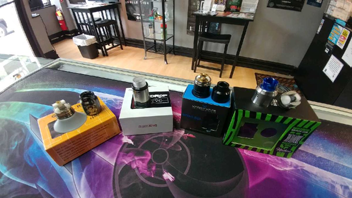 Sub-ohm Sale! $10 off a stick and juice. $15 off mod starter kits. Take an extra $10 off a mod tank and battery combo ($10 off of a tank and $5 off of each battery) with the purchase of juice. Nicotine salts not included. #vape #vapelife #vaping #eliquid #ejuice #vapeshop #subohm
