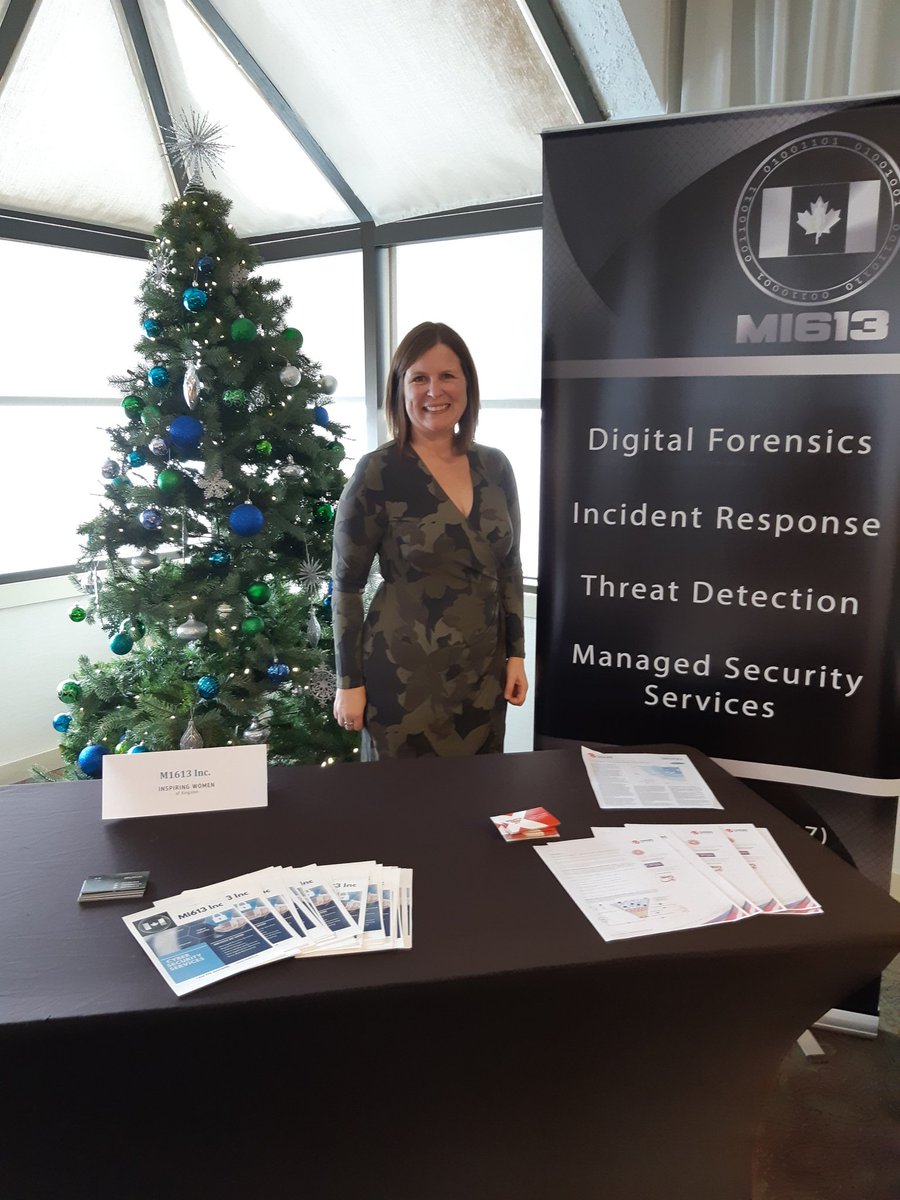 MI613Cyber's tweet photo. MI613 Inc at @ChamberYGK Inspiring Women of Kingston event. https://t.co/LfvxaPpb1S