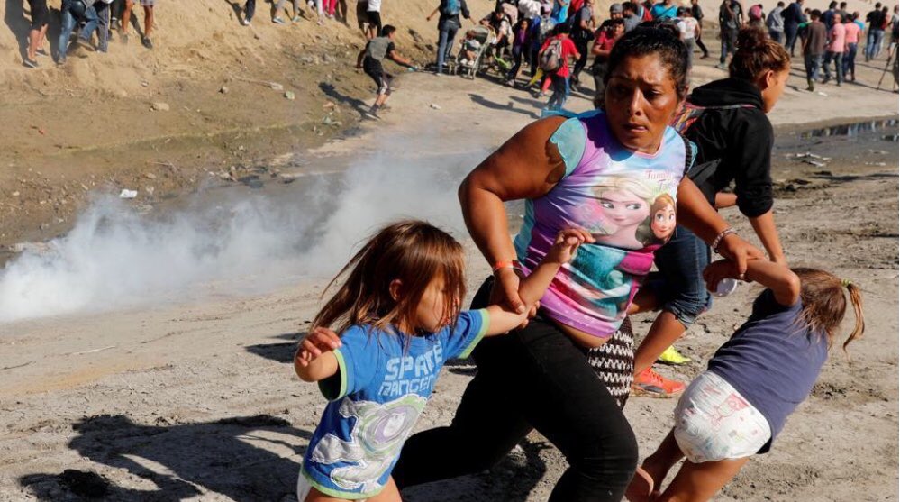 joncoopertweets's tweet photo. How much would you pay to watch a live broadcast of @realDonaldTrump being sprayed with the “very safe” tear gas used on migrant women and children? https://t.co/odLFPcJUCe