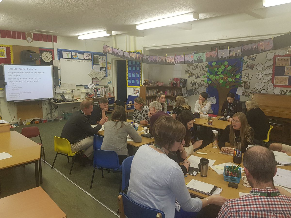 JoChamberlain83's tweet photo. Look at this bunch of improvers! How exciting to see and hear @SmithtonPS staff team setting aims for improvement for C&amp;YP across the school. The buzz in the room is amazing. #QI #Improvement @scotgovCYPIC
@THCDirector_CL @ianchkyle @Bernade27300176 @Candacestclair https://t.co/pOnNnce9Ec