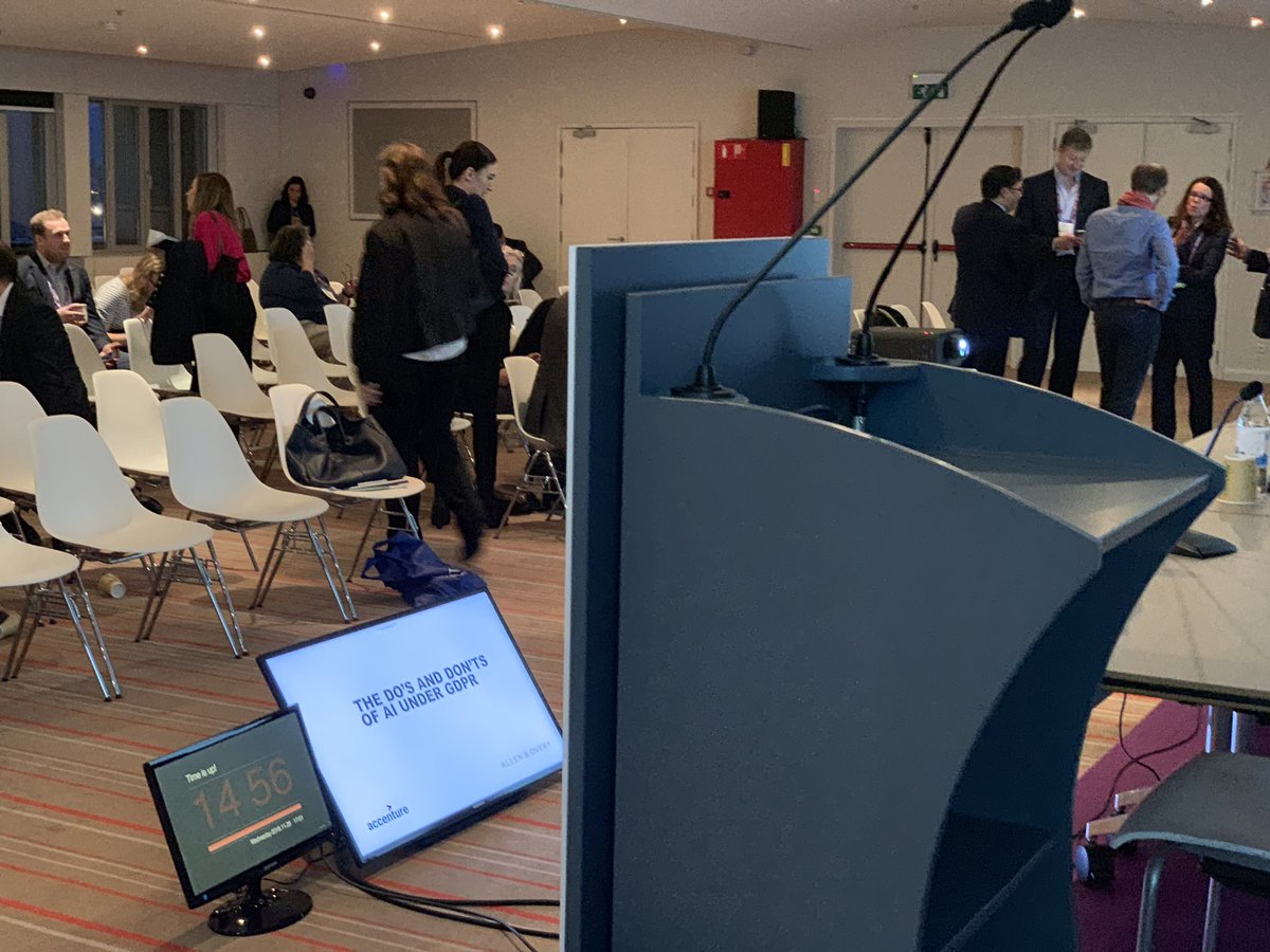 peter_vandyck's tweet photo. All ready for our presentation at IAPP on the GDPR and artificial intelligence. https://t.co/QXT2bPAZvQ