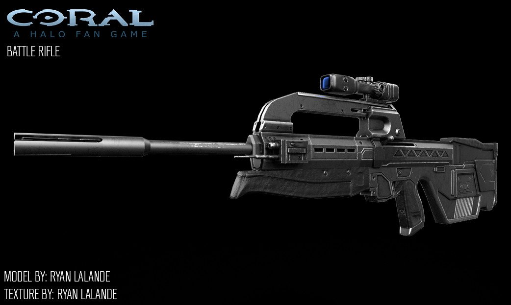 Halo UNSC Assault Rifles and Battle Rifles