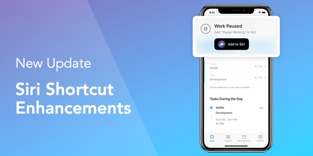 WorkAppSupport's tweet image. 🔥 New update available on the @AppStore!

You can now create Siri Shortcuts directly in WORK.