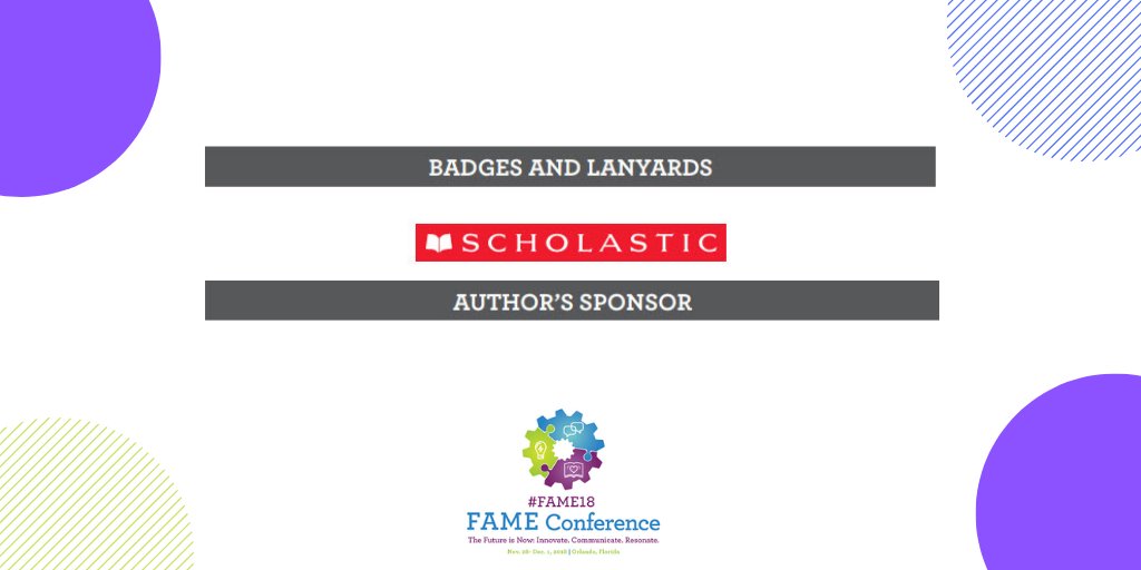 FloridaMediaEd's tweet photo. Thank you to our sponsors for helping make this year's FAME Conference a success.
#FAME2018 https://t.co/fI4rVCJCEK