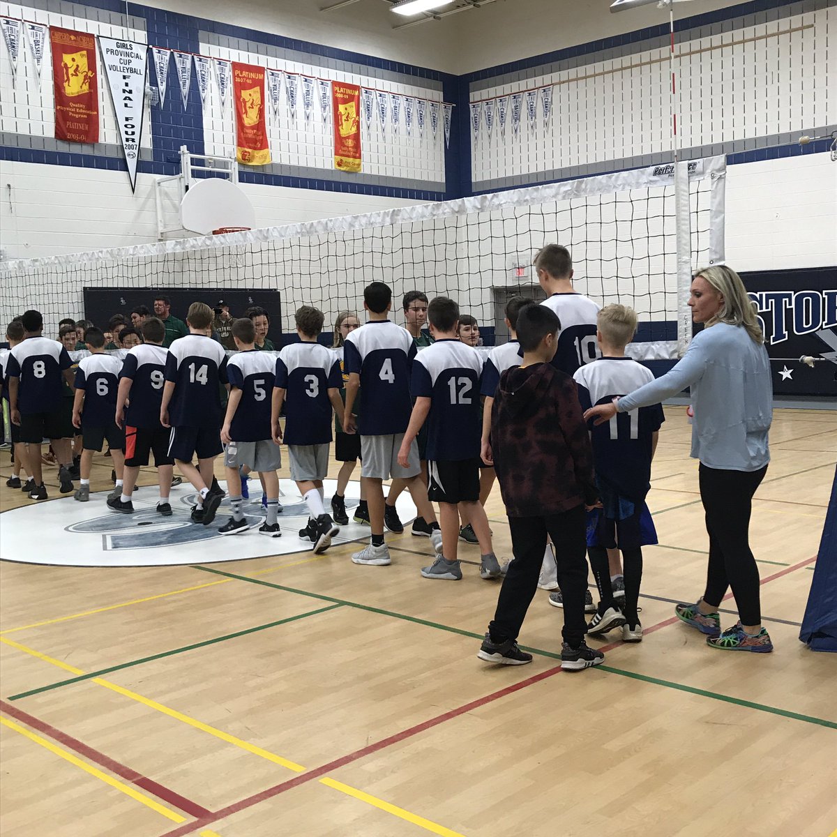 dewmynp's tweet image. A big congratulations to our Senior Boys Volleyball team @SCreekStorm for winning the North Halton Finals yesterday after school versing Sam Sherratt in two nail biting sets!  Way to go Boys and Coach Luskey!  #MySilverCreek