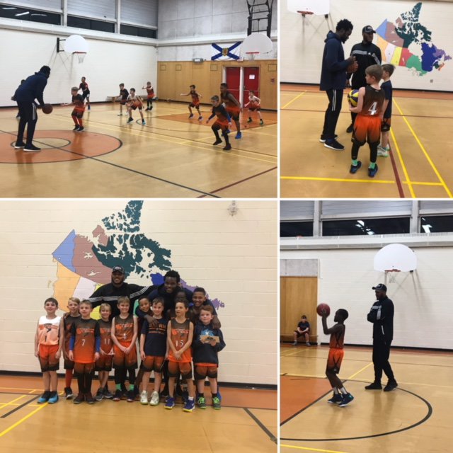hfxhurricanes's tweet photo. Tyrone &amp; @Rha_Hope5 were out in Sackville last night with the U10 Sackville Storm working on left-handed lay-ups and free-throws 🏀

Thank you for having us! 

#CanesintheCommunity https://t.co/M5YN7Z3VDE
