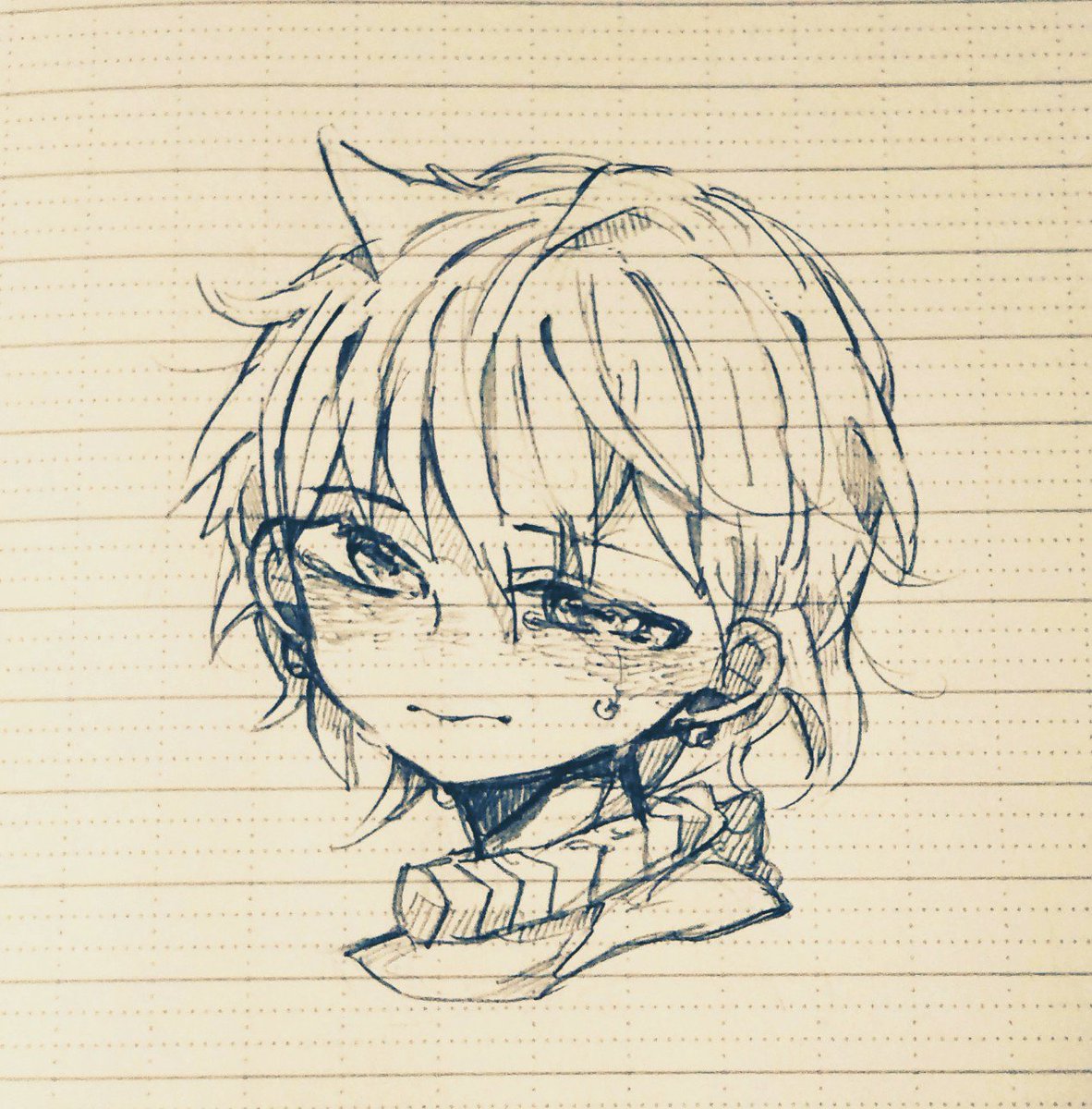 ひ 泣きべそ イラスト 落書き アナログ絵 マギ ひ 泣きべそ イラスト 落書き アナログ絵 マギ