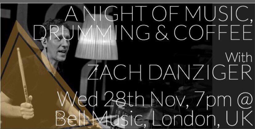 Cherissedrums's tweet photo. Going to watch @zachdanziger do his thing tonight at @bellperc. Get to see my awesome drum teacher @mikedolbear too which makes me so HAPPY! X
#drummer #zachdanziger #mikedolbear #drumming #drums #bellperc #excited https://t.co/bcDCcnQtgg