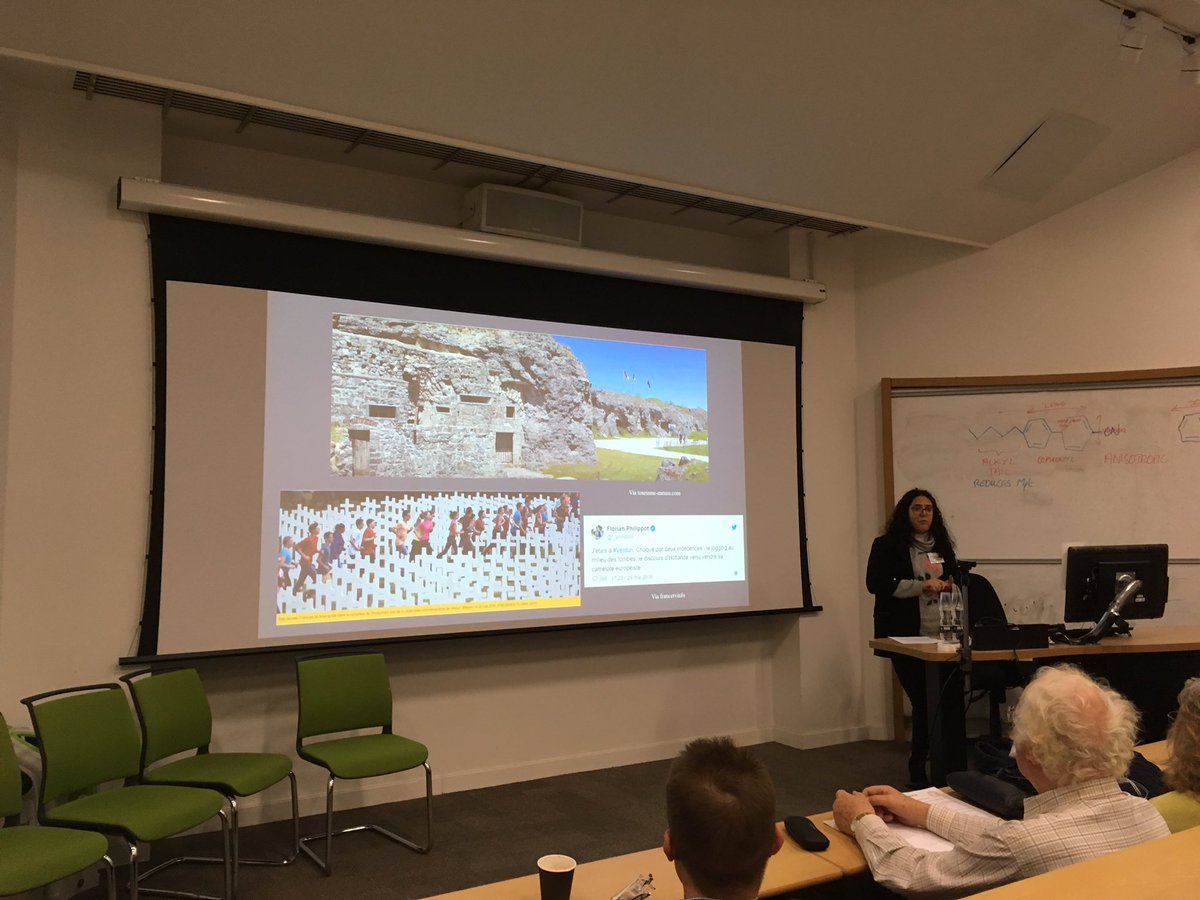 ChrisKempshall's tweet photo. The French Centenary has been welcoming to German participants as well. Symbolised by the three flags above Verdun: France, Germany, and the EU. @juliarsct #EntenteReflect https://t.co/mrMEgevFJK