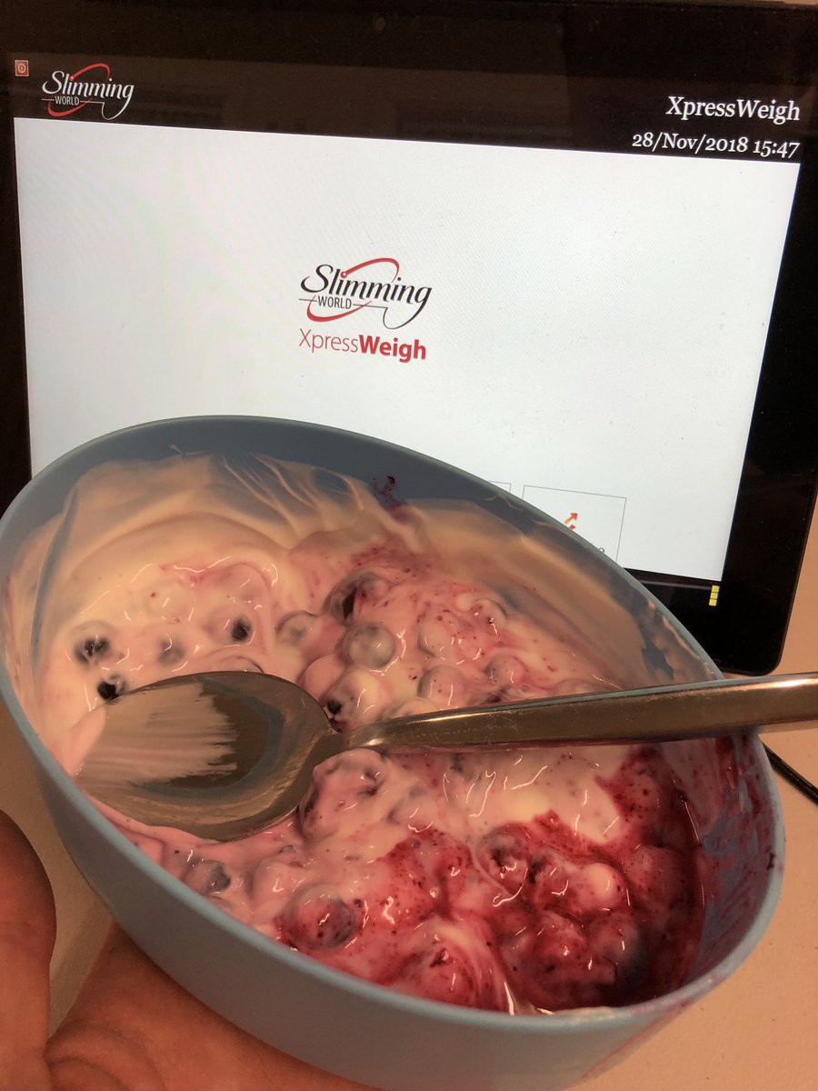 SW_LiamSmith's tweet image. Sat eating @asda Black Forest Fruits with fat free greek yoghurt waiting for my @SlimmingWorld members to arrive at #stjosephschurch #castleford 5pm and 7pm.