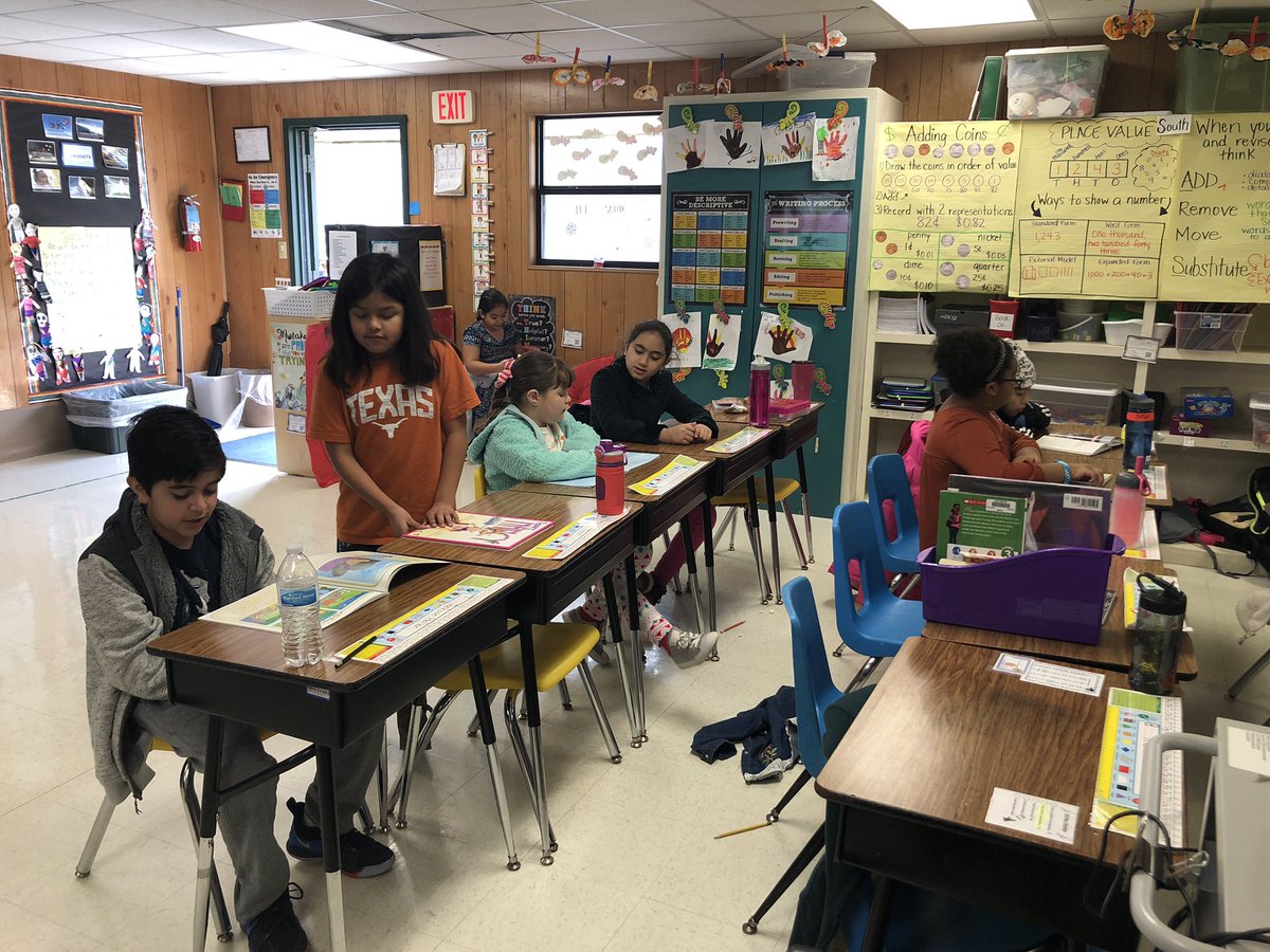 Buddy reading with Mrs. Gonzales 2nd grade class!