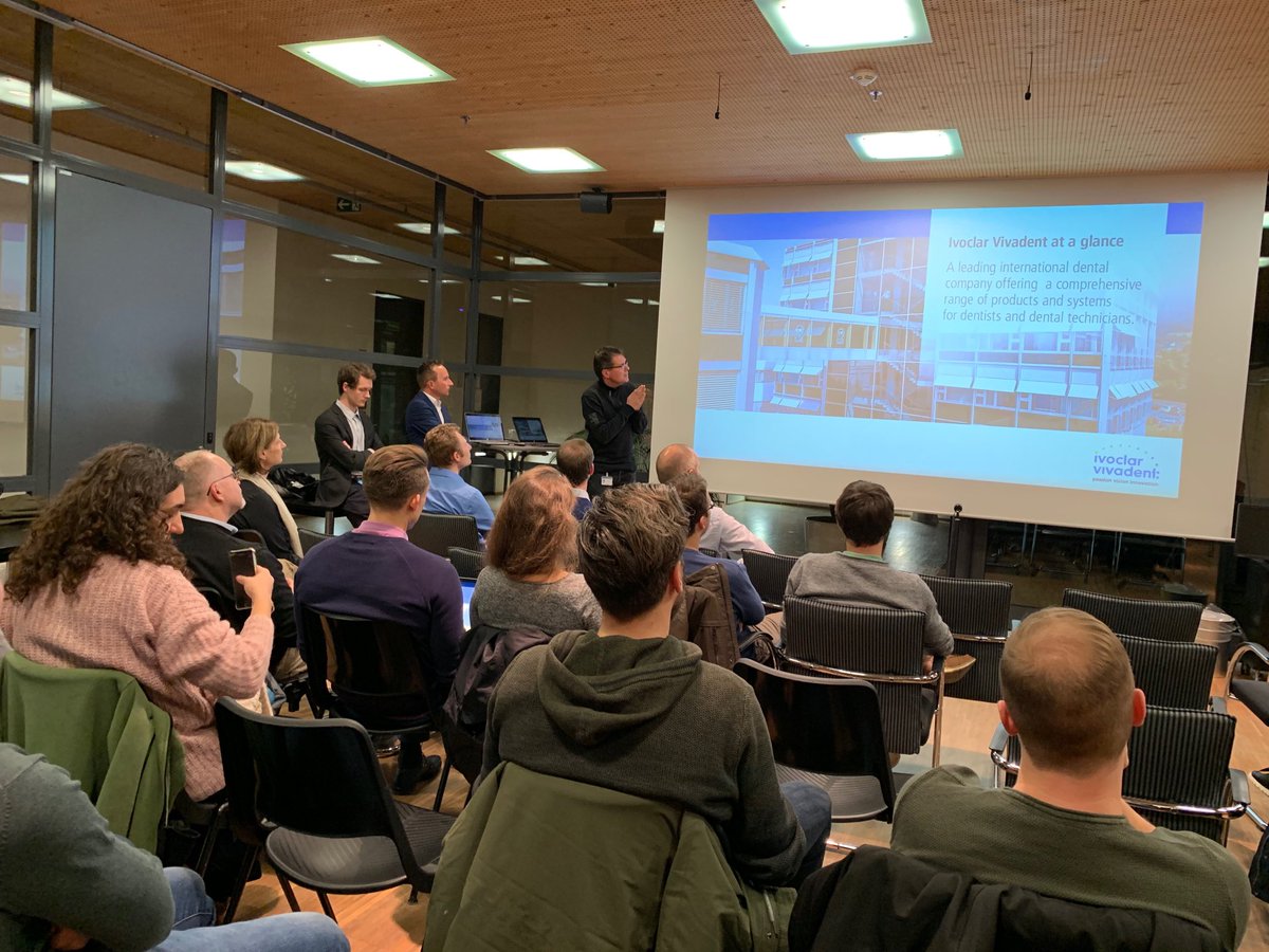 #4leds #datascience meetup at #ivoclarvivadent has just started. I am curious what they are going to present in the next hour!