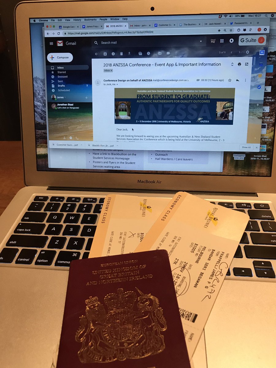 JFrappp's tweet photo. ... and I’m off ✈️. Can’t wait to land in Melbourne for #ANZSSA 2018 with @blackbullion https://t.co/sdgEiRrTcZ