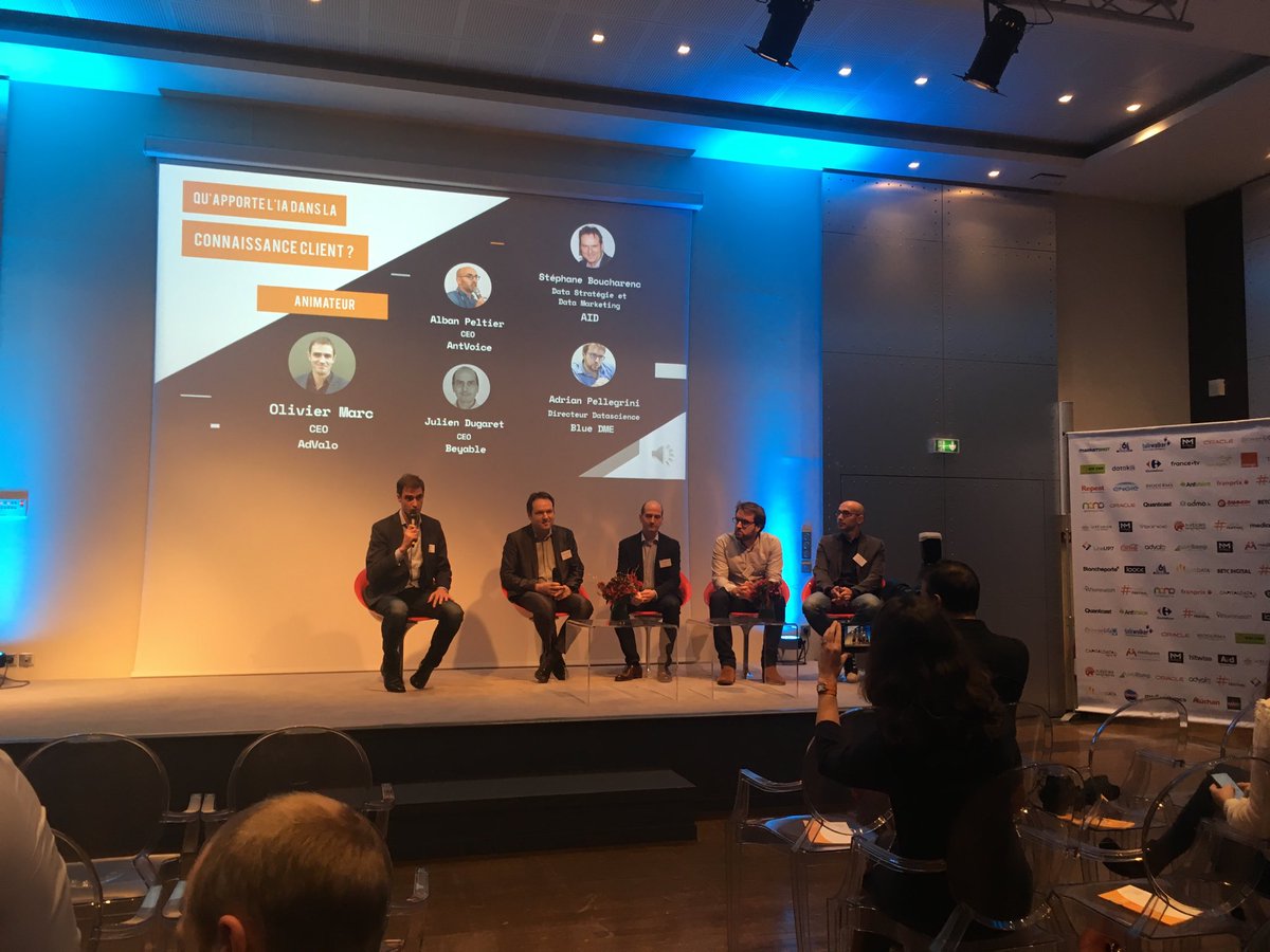 yannra's tweet photo. Great panel about the potential of IA in the user behavior knowledge moderated by Olivier de @AdvaloFrance inside #DataFestival2018 #rennestech https://t.co/FO5kg9rn63