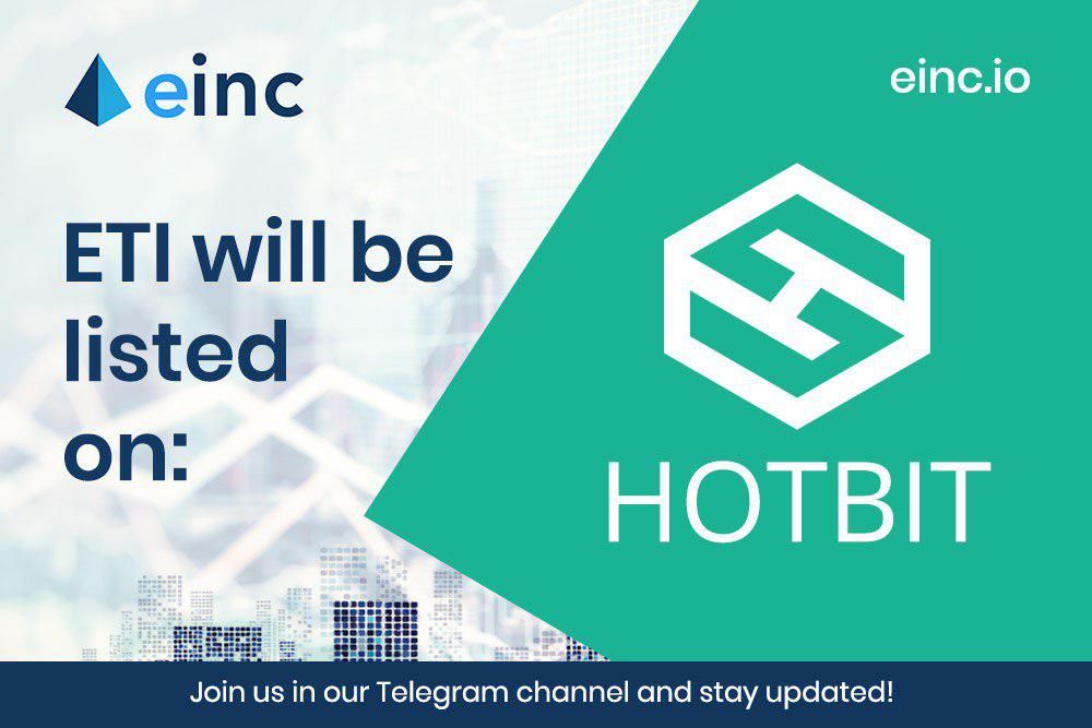 eIncHQ's tweet image. It is with great pride that we can announce we will be listed on top 50 exchange, @Hotbit_io, in the near future! 

We will update you as soon as deposits open

Win 250$ $ETI
-Re Tweet
-Comment
-Like
Winner when deposits open