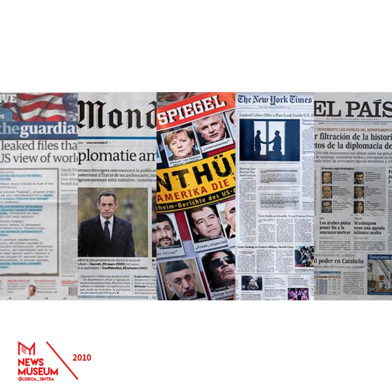 NewsMuseumEN's tweet photo. Five major newspapers (@nytimes, @guardian , @el_pais, @DerSPIEGEL and @lemondefr) made #news on November 28, 2010, with a mega Wikileaks operation - the release of more than 250.000 diplomatic telegrams revealing details about the American #politics.

#julianassange https://t.co/8UUhgNyitT