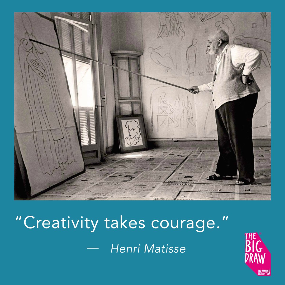 #WednesdayWisdom #Matisse

Creativity is as much about the process, as it is about the outcome. Have fun, experiment and embrace those happy accidents along the way! #CreativityTakesCourage